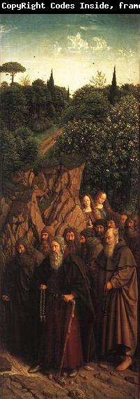 EYCK, Jan van The Ghent Altarpiece: The Holy Hermits